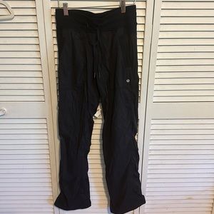 Lululemon black dance studio pant